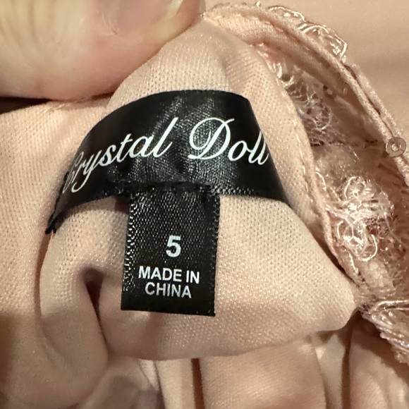 Crystal Doll BlushPink  Lace Dress - Picture 7 of 7